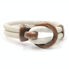 Cork Copper Open Hook Bracelet - Pick Your Color