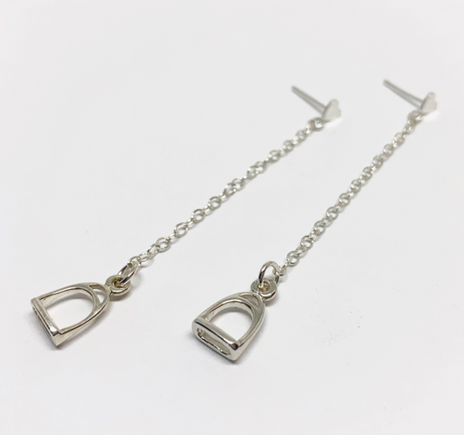 Stirrup Chain Drop Earrings